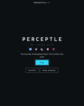 Perceptle screenshot
