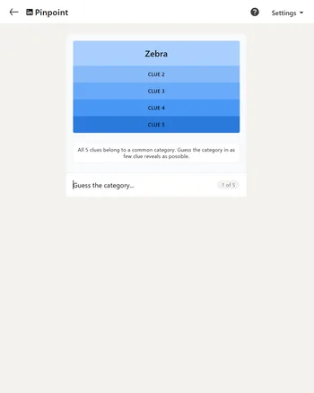 Pinpoint screenshot