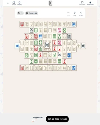 Ponder Club Mahjong Solitaire screenshot