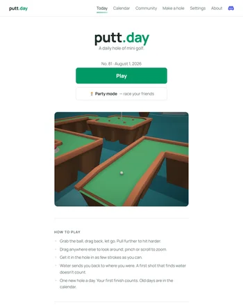 putt.day screenshot