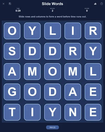 PuzzleLab Slide Words screenshot