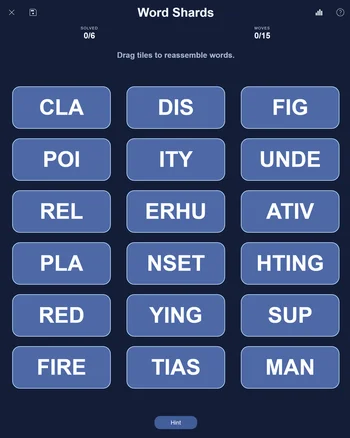 PuzzleLab Word Shards screenshot