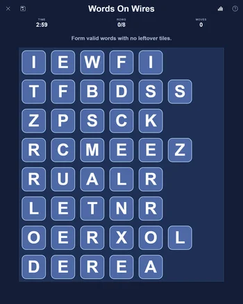 PuzzleLab Words on Wires screenshot
