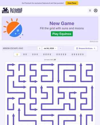 Puzzleship Arrow Escape screenshot