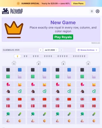 Puzzleship Cluemojis screenshot