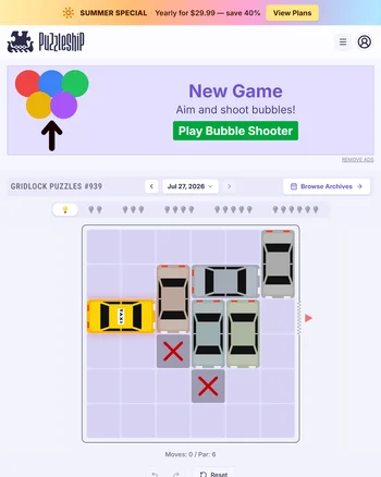 Puzzleship Gridlock Puzzles screenshot