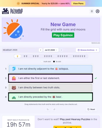 Puzzleship Hearsay screenshot