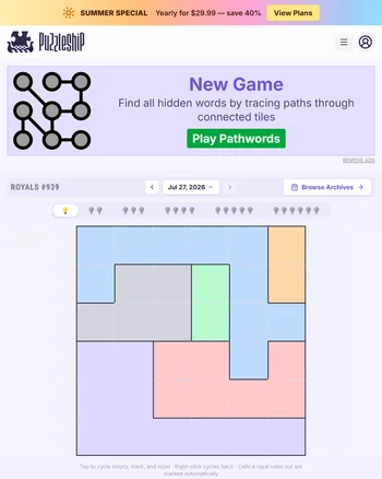 Puzzleship Royals screenshot