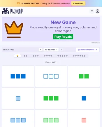 Puzzleship Triad screenshot