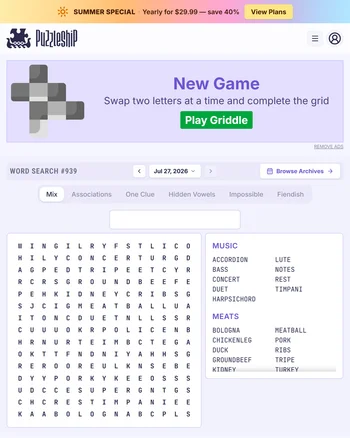 Puzzleship Word Search screenshot