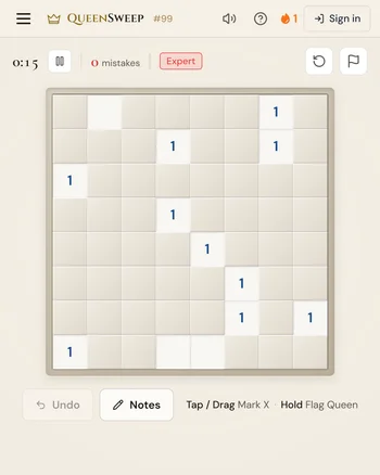QueenSweep screenshot
