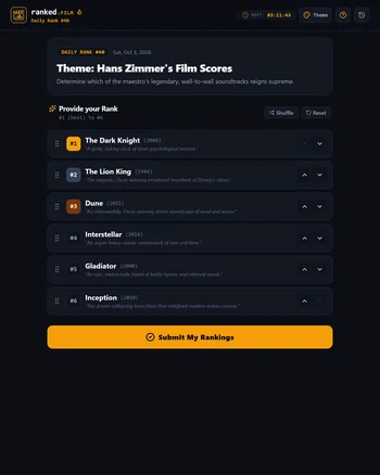 ranked.FILM screenshot