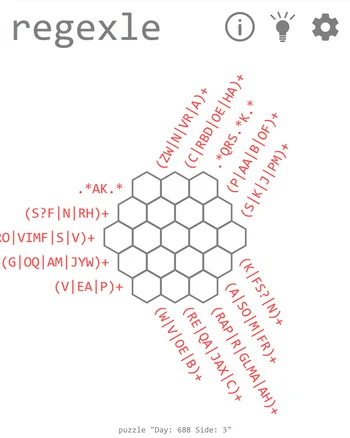 regexle screenshot