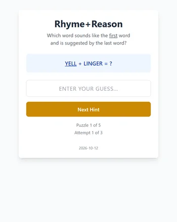 Rhyme+Reason screenshot
