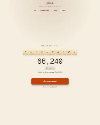 RWGdle by BenW screenshot