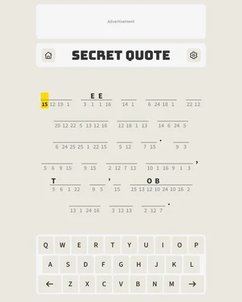 Secret Quote screenshot