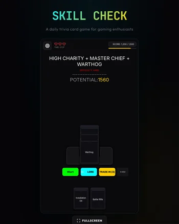 Skill Check screenshot