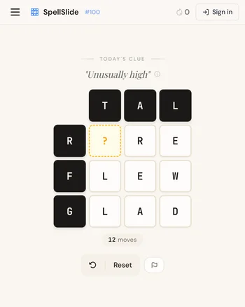 SpellSlide screenshot