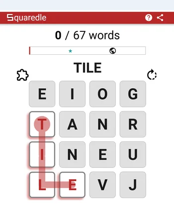 Squaredle screenshot