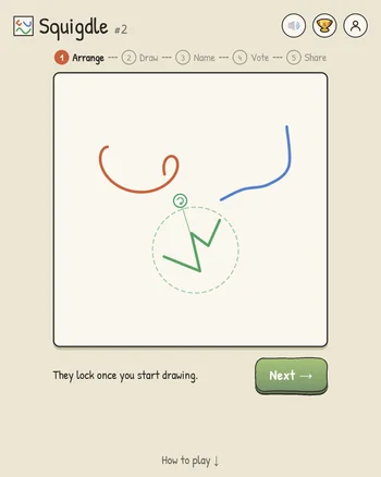 Squigdle screenshot