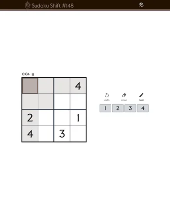 Sudoku Shift screenshot