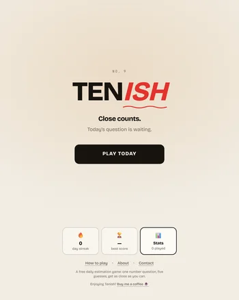 Tenish screenshot