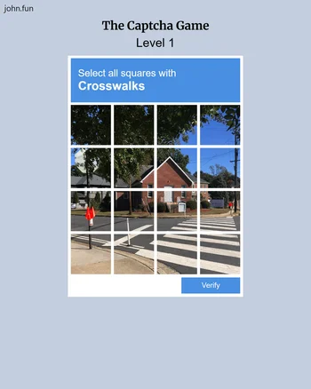 The Captcha Game screenshot