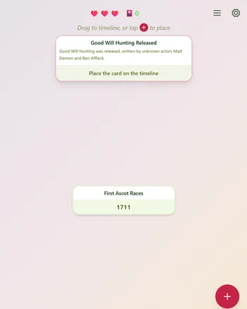 The Chronology Game screenshot