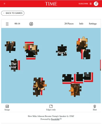 TIME Jigsaw screenshot