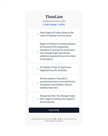 TimeLine screenshot