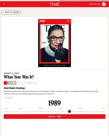 What Year Was It? screenshot