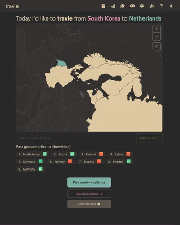 travle screenshot