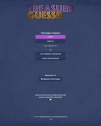 Treasure Guessr screenshot