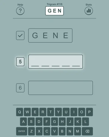 Trigram screenshot