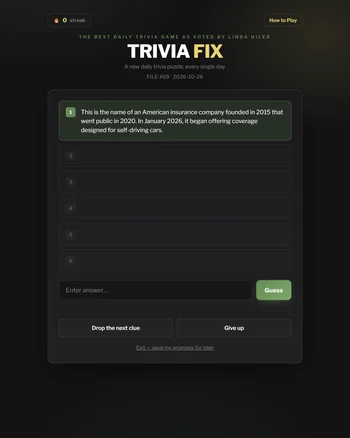 Trivia Fix screenshot
