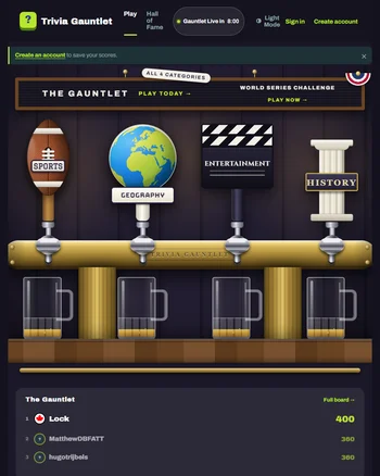 Trivia Gauntlet screenshot