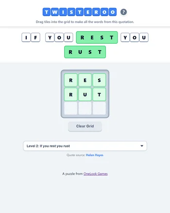 Twisteroo screenshot