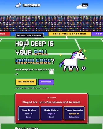 Unicorner screenshot