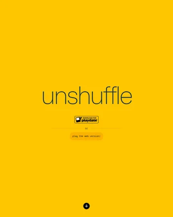 Unshuffle screenshot