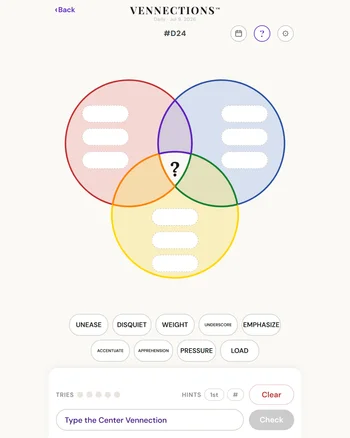 Vennections screenshot