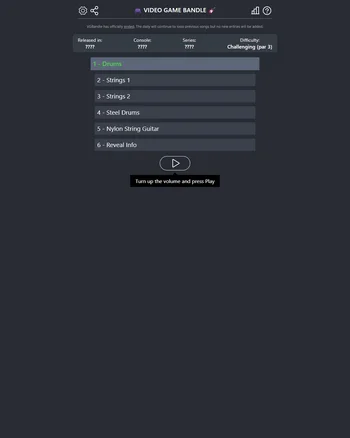 Video Game Bandle screenshot