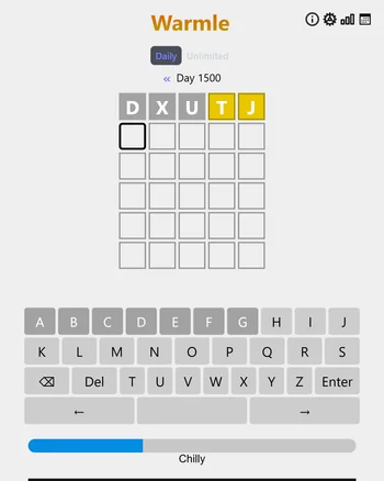 Warmle screenshot
