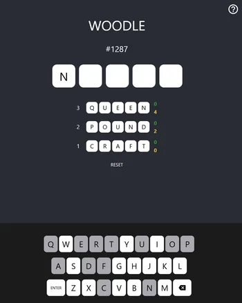 Woodle screenshot