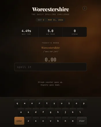 Woostersheer screenshot
