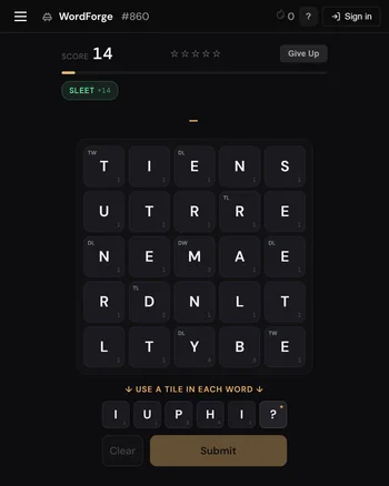 WordForge screenshot