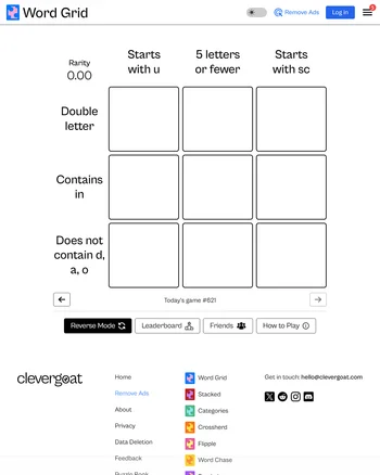 Word Grid screenshot