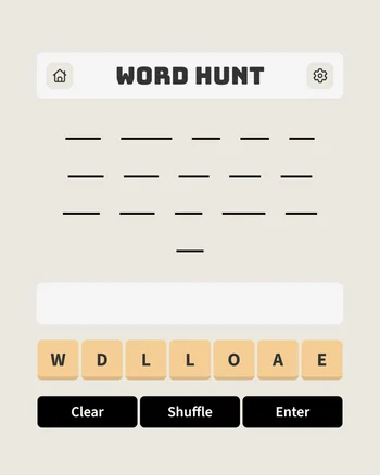 Word Hunt screenshot
