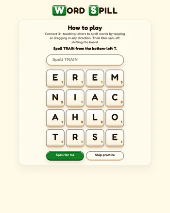 Word Spill screenshot