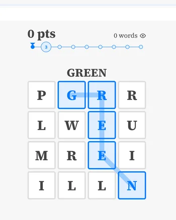 Wordhuntle screenshot