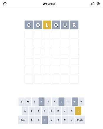 Wourdle screenshot